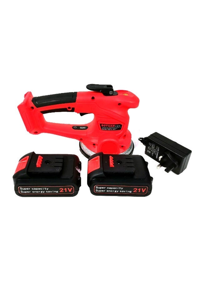BOYUAN 21V CordlessBOYUAN 21V Cordless Tile Vibrator with 6 Speed Vibration Adjustment, Dual Battery Electric Tile Vibrator, Strong Suction Cup Tile Lifter for Floor Wall Tile Installation with Charger & Carry Case - BY-80-01 Tile Cutter with 6 Speed Vibration Adjustment, Dual Battery Electric Tile Vibrator, Strong Suction Cup Tile Lifter for Floor Wall Tile Installation with Charger & Carry Case - BY-80-01 - Image 1